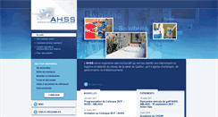 Desktop Screenshot of ahss.qc.ca