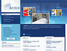 Tablet Screenshot of ahss.qc.ca