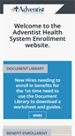 Mobile Screenshot of enrollment.ahss.org